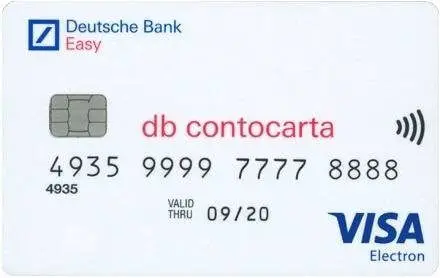 DB ContoCarta Prepagata per viaggiare Deutsche Bank